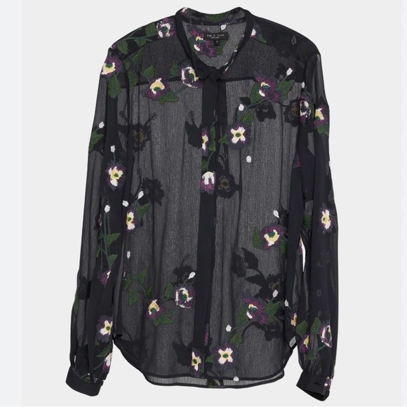 rag & bone Other - RAG & BONE
Stevie Sheer Floral Button-Front Shirt